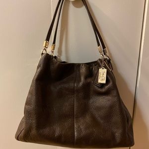 Brown coach bag, great condition!!!
